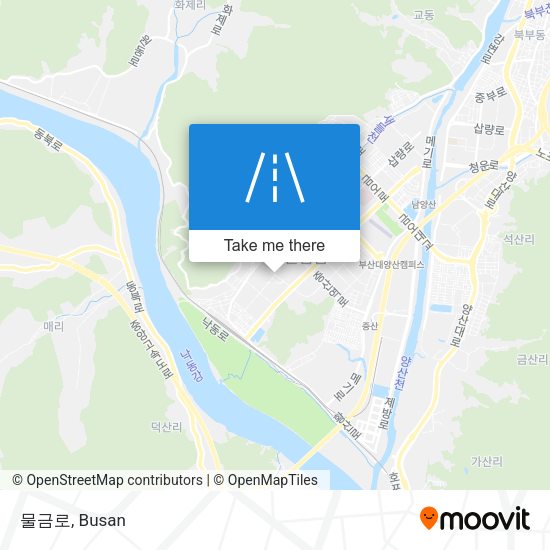 물금로 map