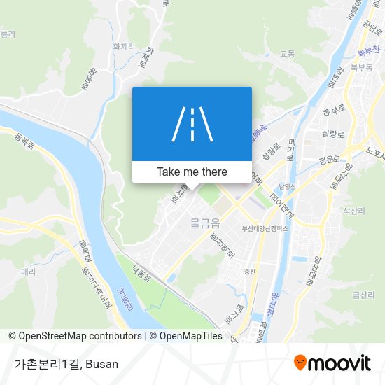 가촌본리1길 map