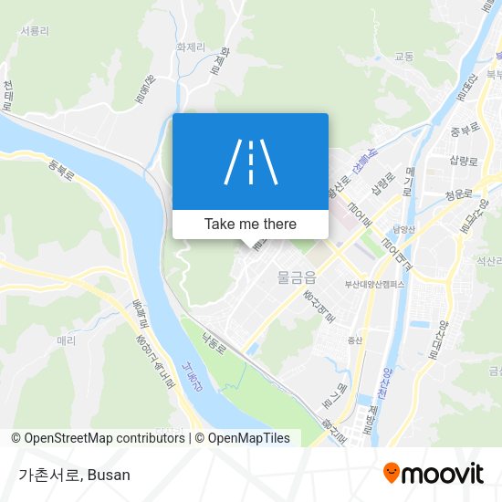 가촌서로 map