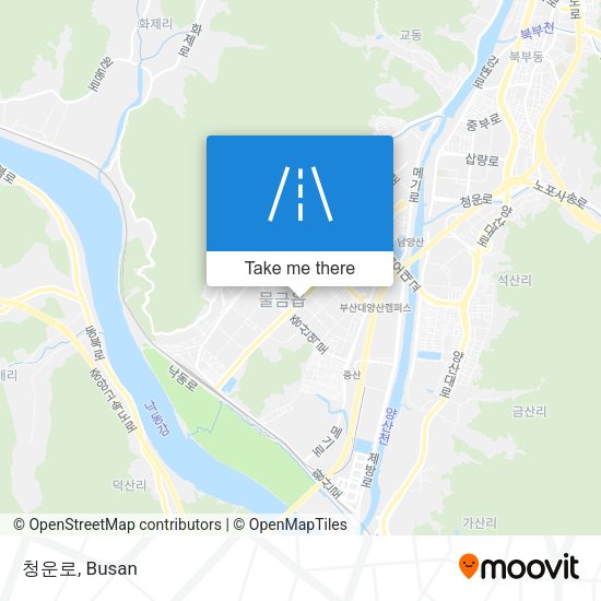 청운로 map