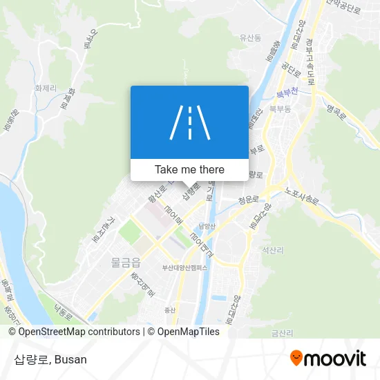 삽량로 map