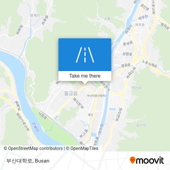 부산대학로 map