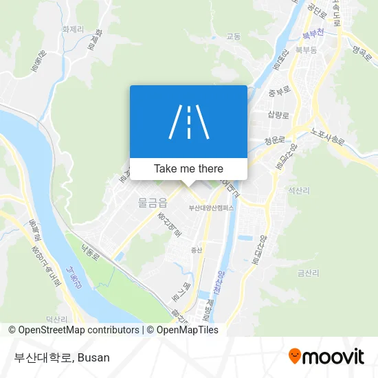 부산대학로 map