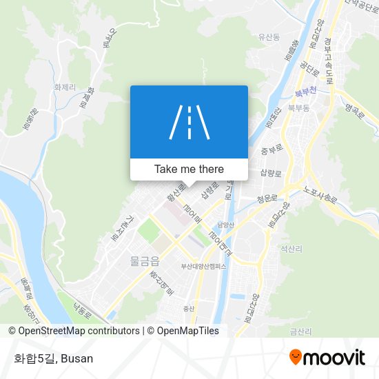 화합5길 map