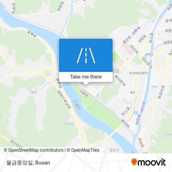 물금중앙길 map