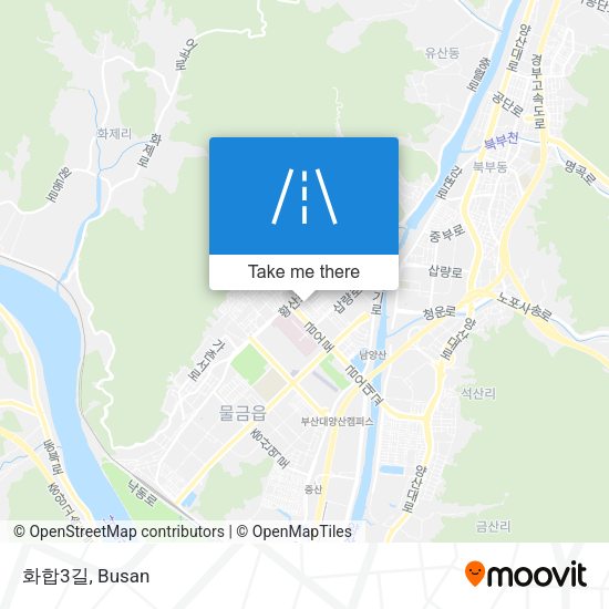 화합3길 map