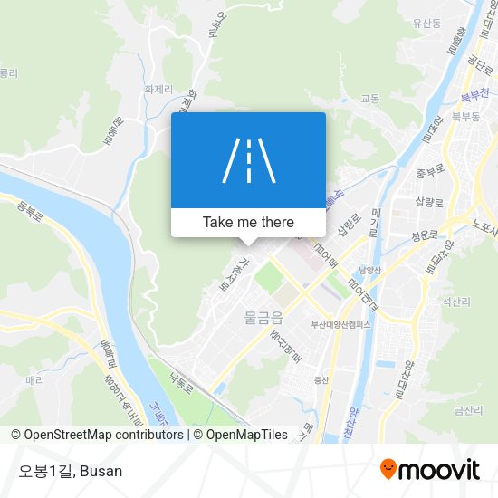 오봉1길 map