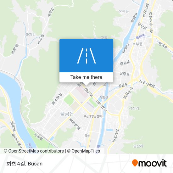 화합4길 map