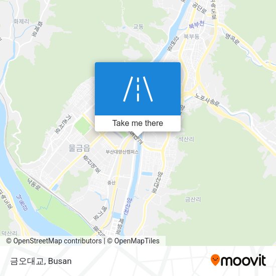 금오대교 map