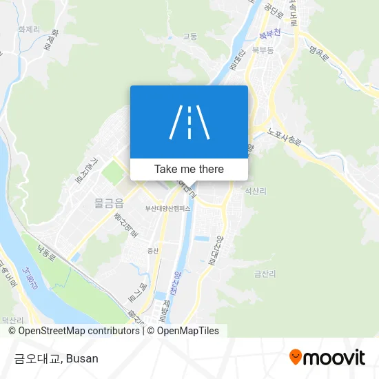 금오대교 map