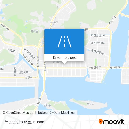 녹산산단335로 map
