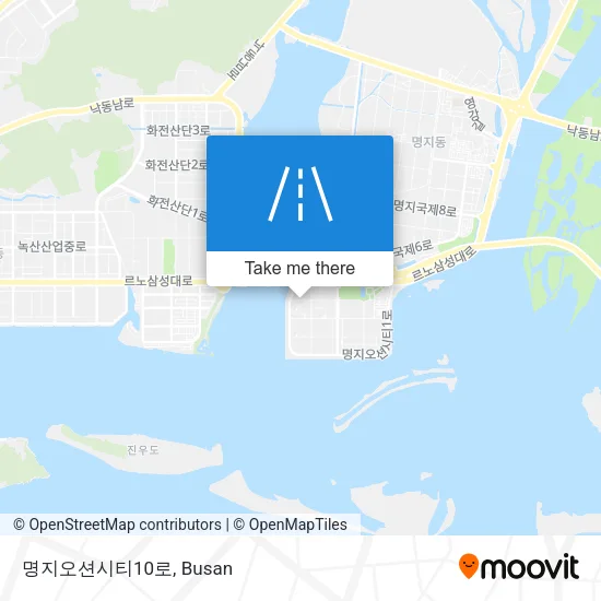 명지오션시티10로 map