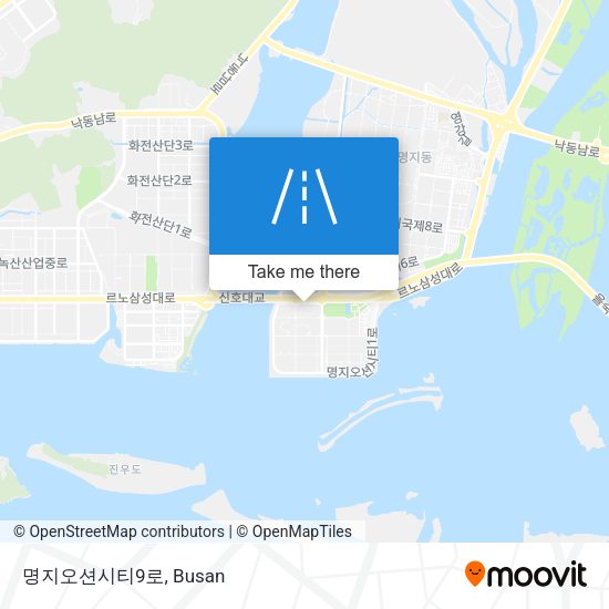 명지오션시티9로 map