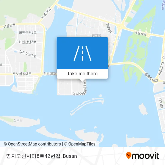 명지오션시티8로42번길 map