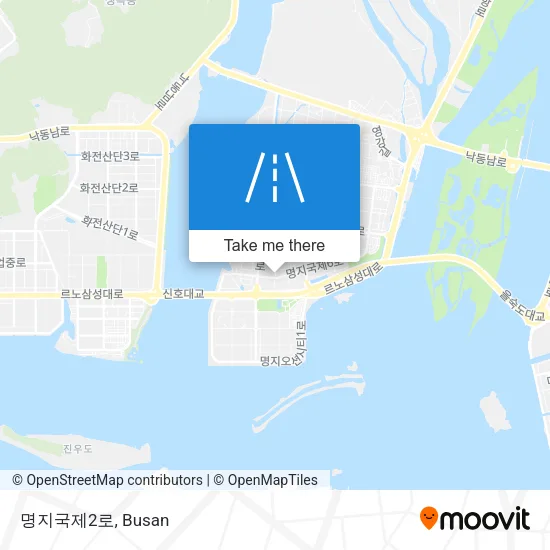 명지국제2로 map
