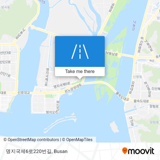 명지국제6로220번길 map