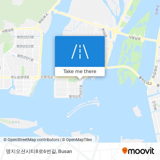 명지오션시티8로6번길 map