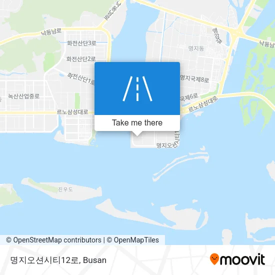 명지오션시티12로 map