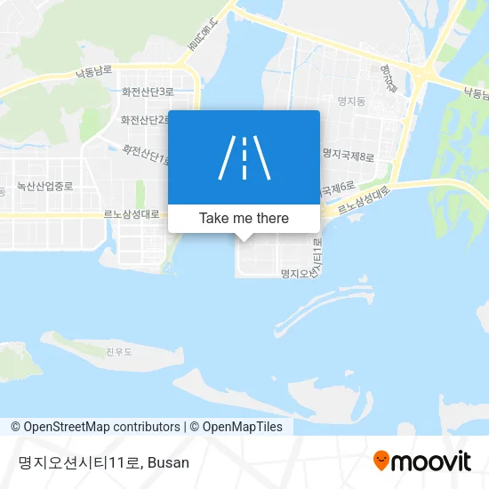 명지오션시티11로 map