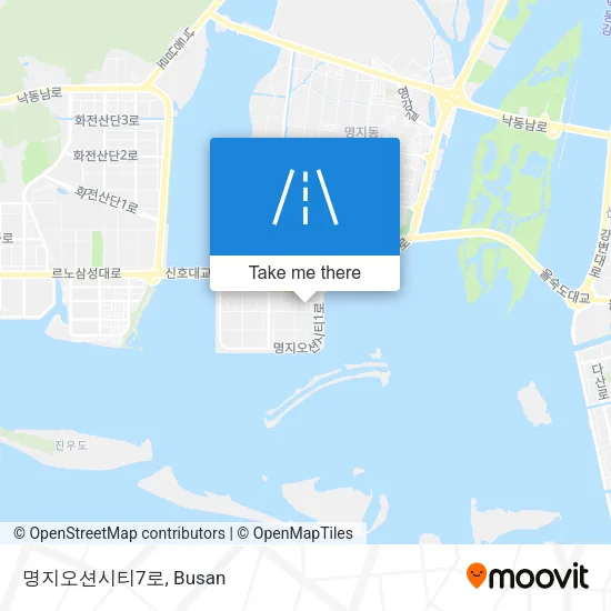 명지오션시티7로 map