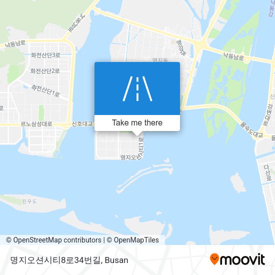 명지오션시티8로34번길 map