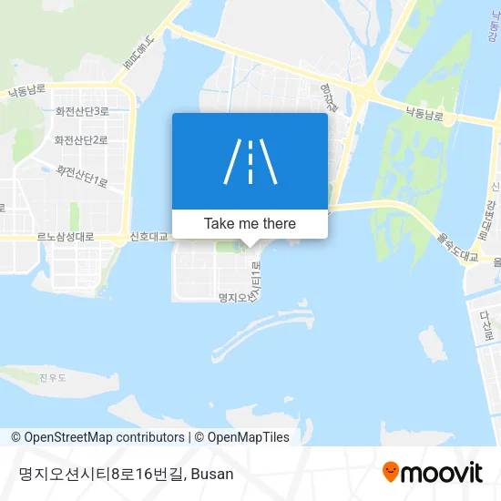 명지오션시티8로16번길 map
