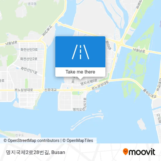 명지국제2로28번길 map