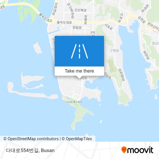 다대로554번길 map