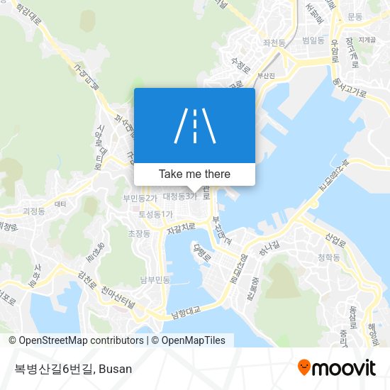 복병산길6번길 map