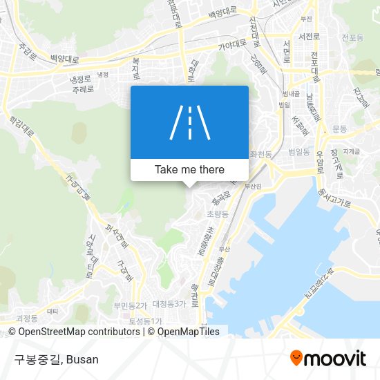 구봉중길 map