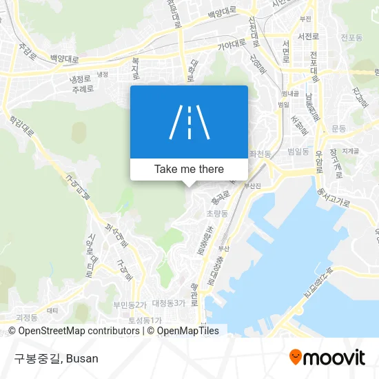 구봉중길 map