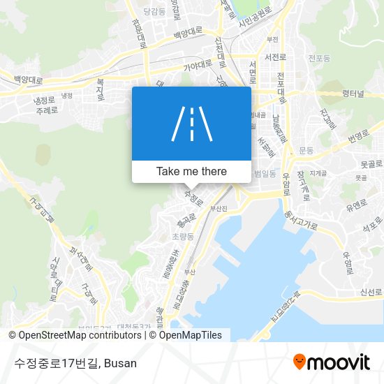 수정중로17번길 map