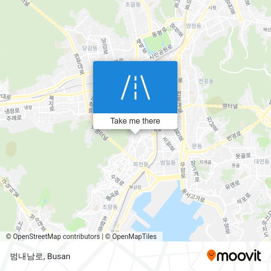 범내남로 map