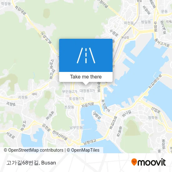 고가길68번길 map