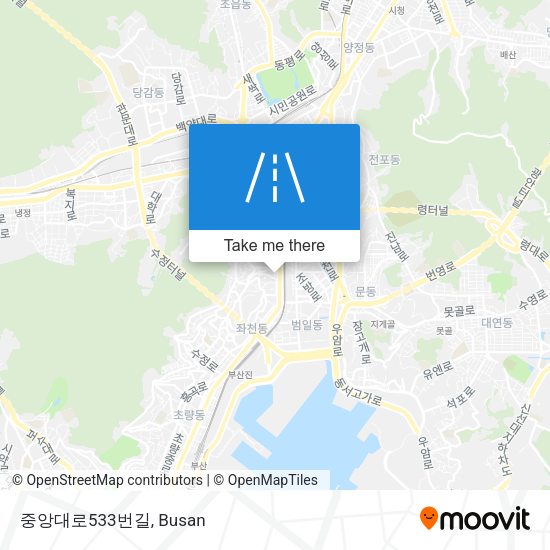 중앙대로533번길 map