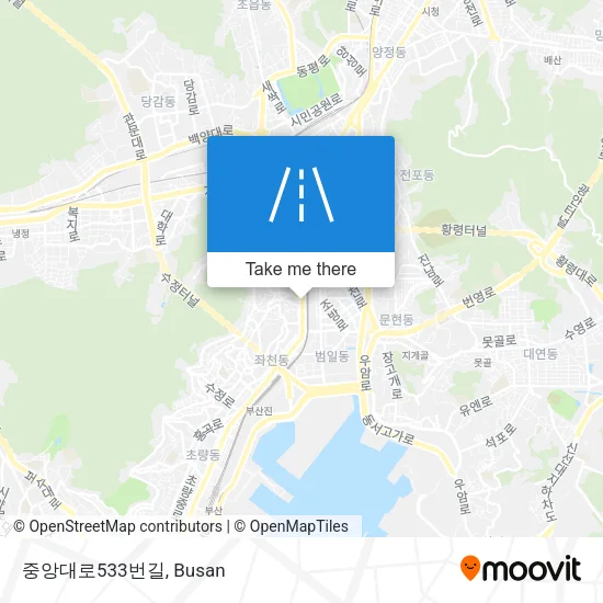 중앙대로533번길 map