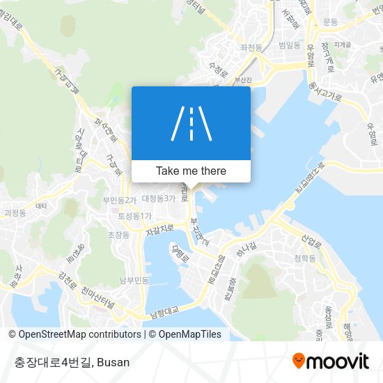 충장대로4번길 map