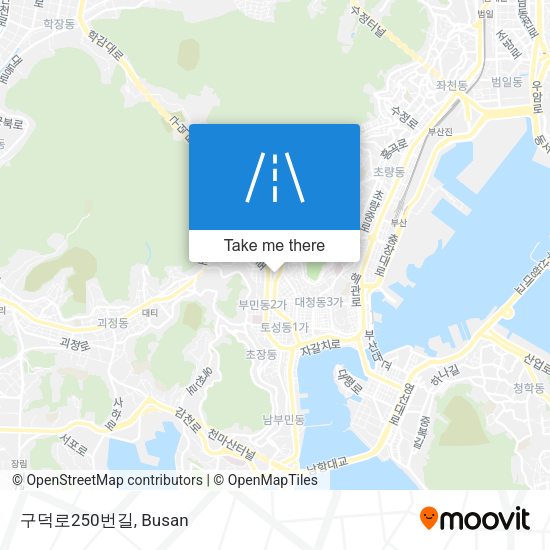구덕로250번길 map