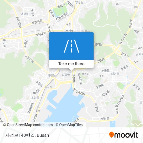 자성로140번길 map