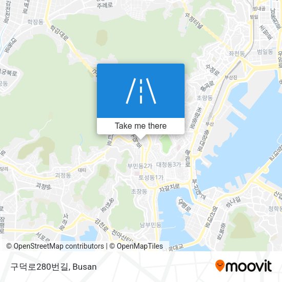 구덕로280번길 map