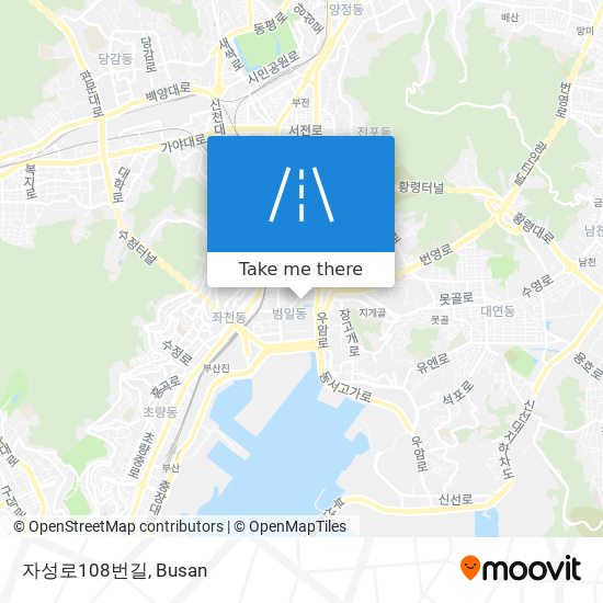 자성로108번길 map