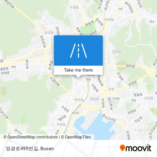 엄광로495번길 map