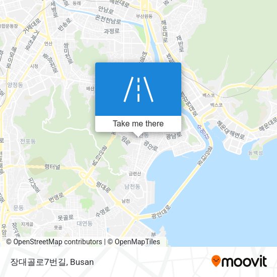 장대골로7번길 map