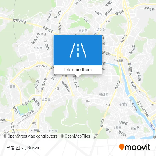 묘봉산로 map