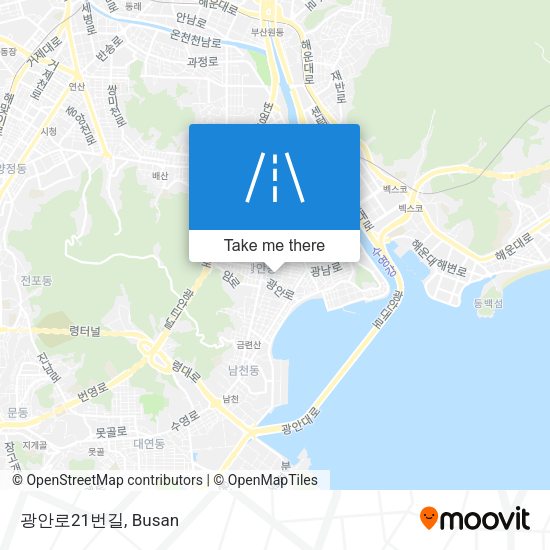 광안로21번길 map