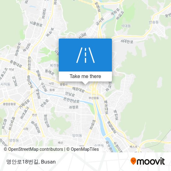 명안로18번길 map
