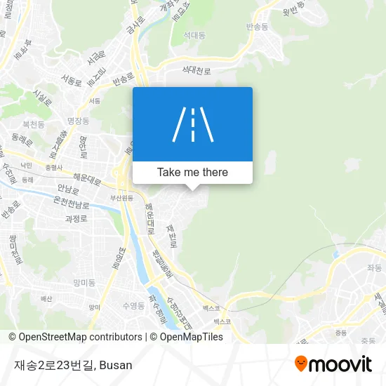 재송2로23번길 map