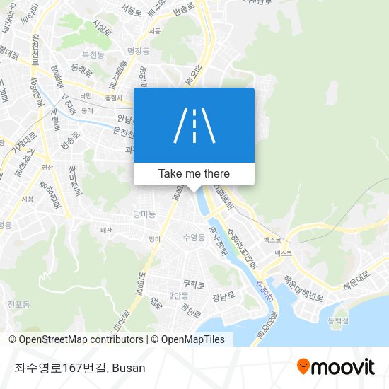 좌수영로167번길 map