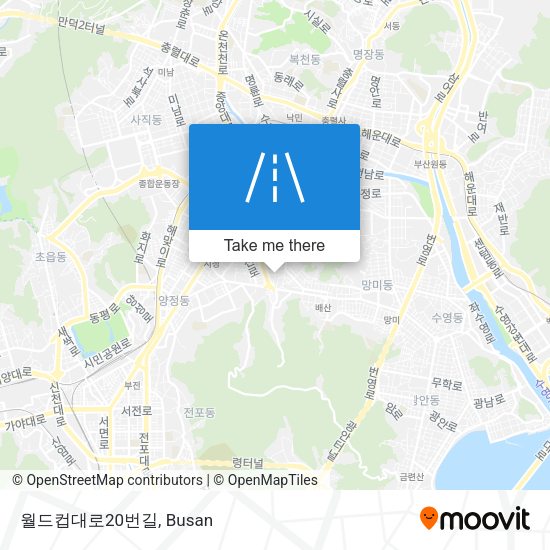 월드컵대로20번길 map