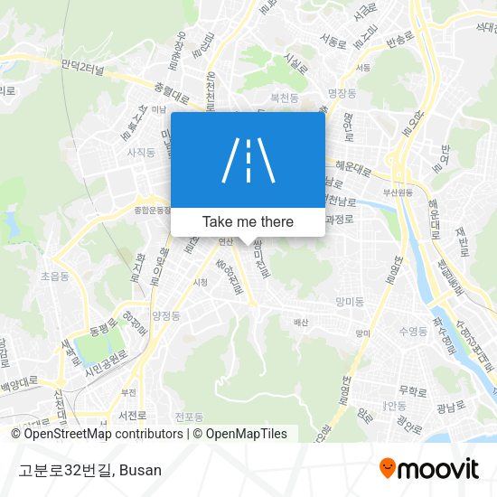 고분로32번길 map